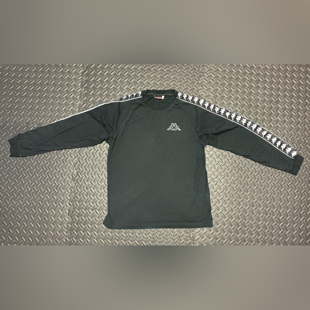 Kappa Black Long Sleeve Logo Shirt